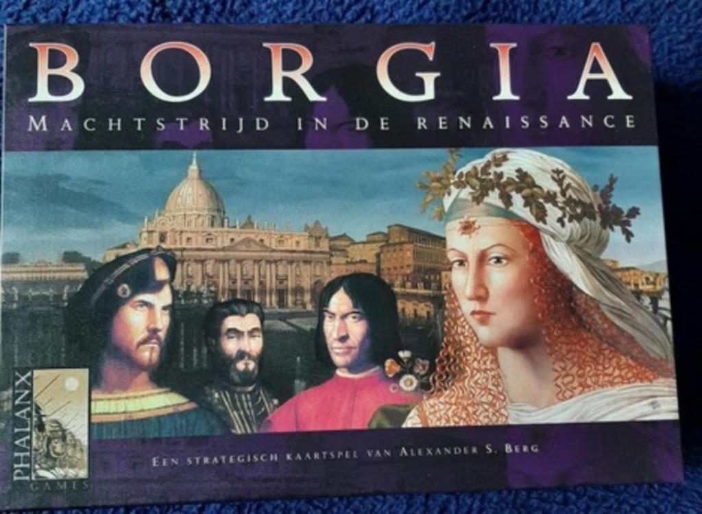 Borgia, Vijf spelers of meer, Ophalen, Zo goed als nieuw, Phalanx Games
