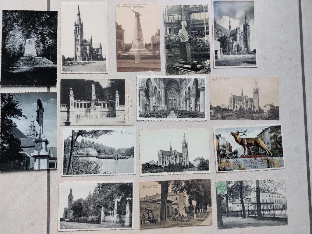 lot oude postkaarten van Arlon, Verzamelen, Verzenden