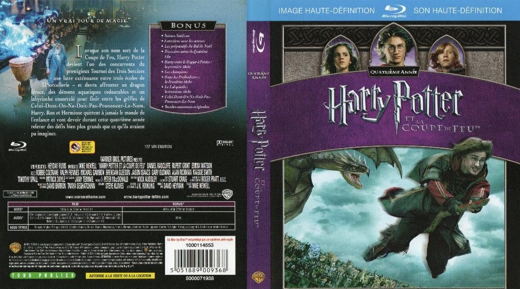 harry potter and the goblet of fire (blu-ray) nieuw, Cd's en Dvd's, Ophalen of Verzenden, Zo goed als nieuw, Science Fiction en Fantasy