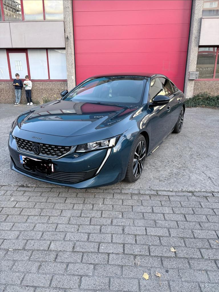 Peugeot 508 gt hybrid 2020, Auto's, 4 deurs, Blauw, Leder, Bedrijf