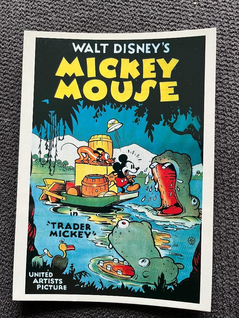Postkaart Mickey Mouse Trader, Verzenden, Mickey Mouse