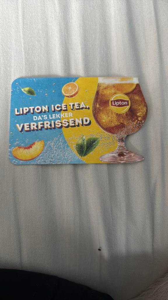 Tapis à bière Lipton, Enlèvement ou Envoi, Neuf, Sous-bock, Autres marques
