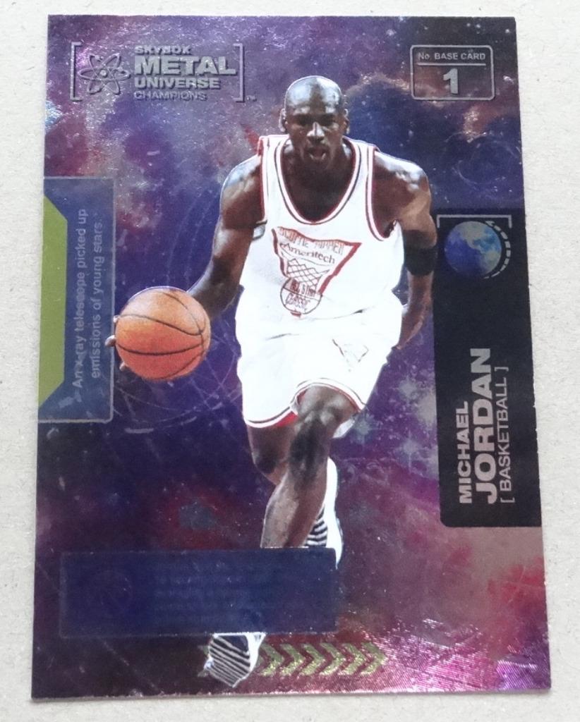 Michael Jordan '21 Skybox Metal Universe Base régulière # 1, Envoi, Neuf, Autres types