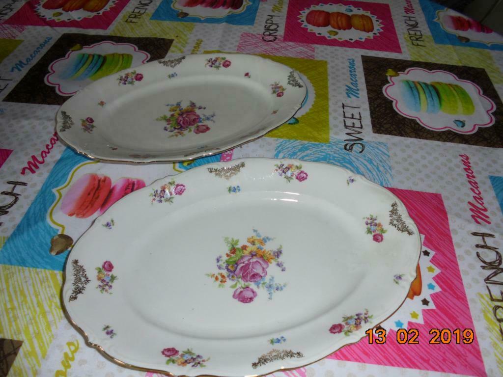 a vendre 2 plats a viande de marque wunsiedel annee 50-60, Ophalen