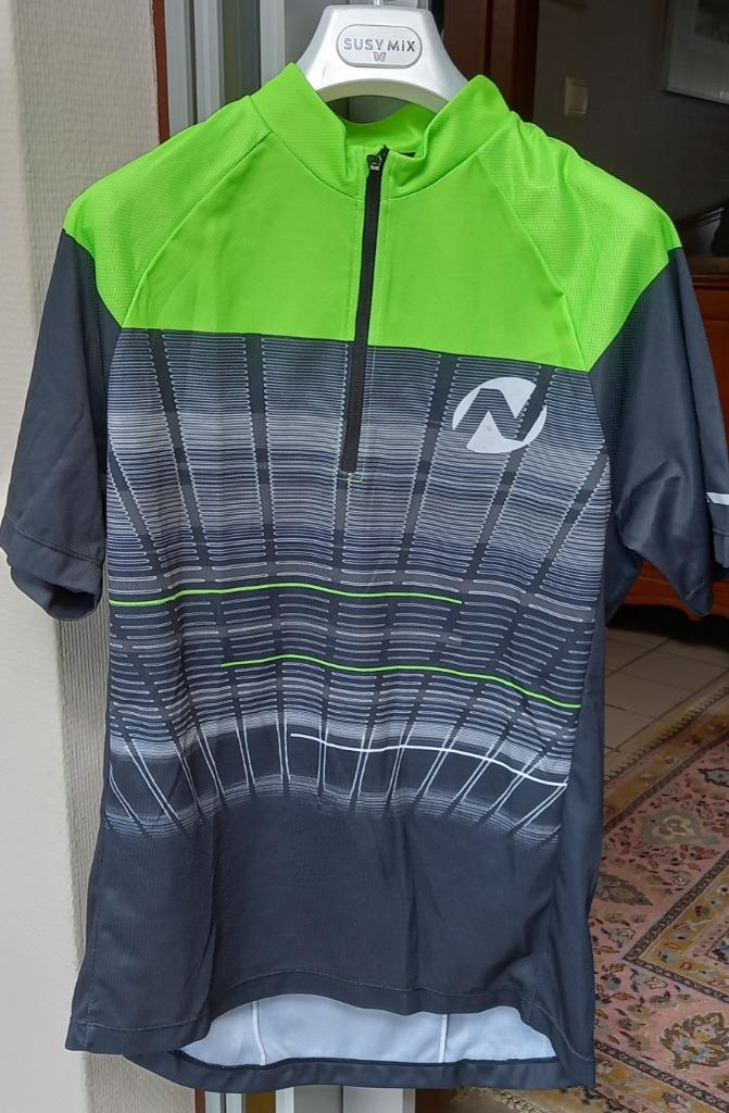 zwart fietsschirt merk Nakamura maat Large  Nieuw, Neuf, Nakamura, Enlèvement ou Envoi, Noir