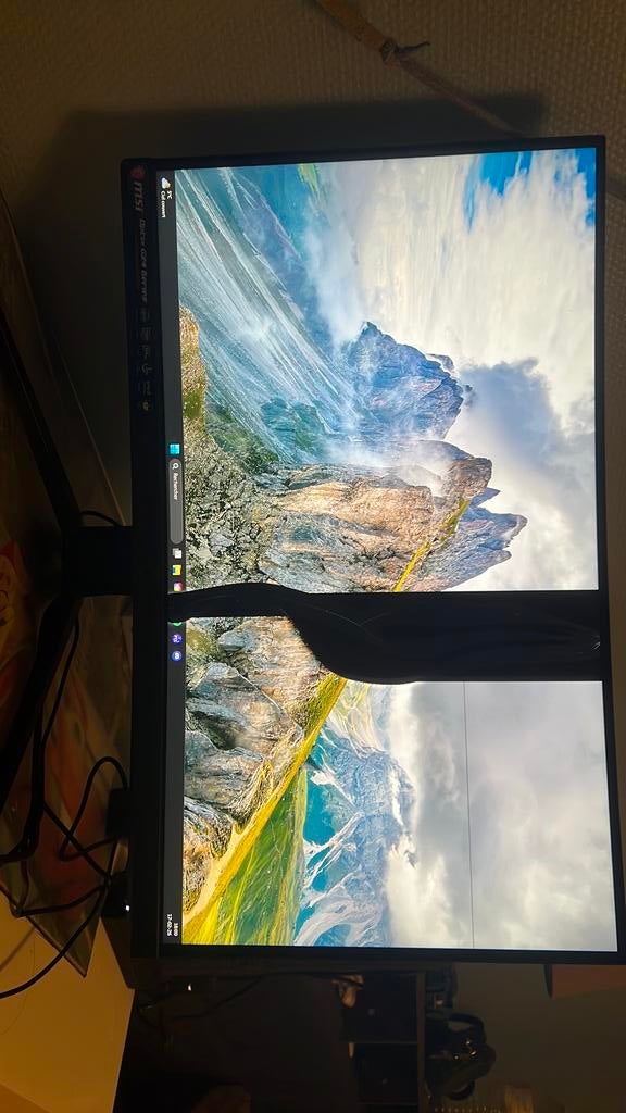 Ecran msi optic G24 series 144hz fissuré, Gaming, 1 à 2 ms, VA, Full HD