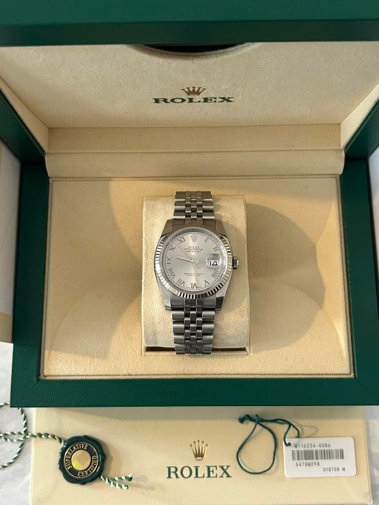 Rolex Datejust, Bijoux, Sacs & Beauté, Montre-bracelet, Rolex, Enlèvement ou Envoi, Acier