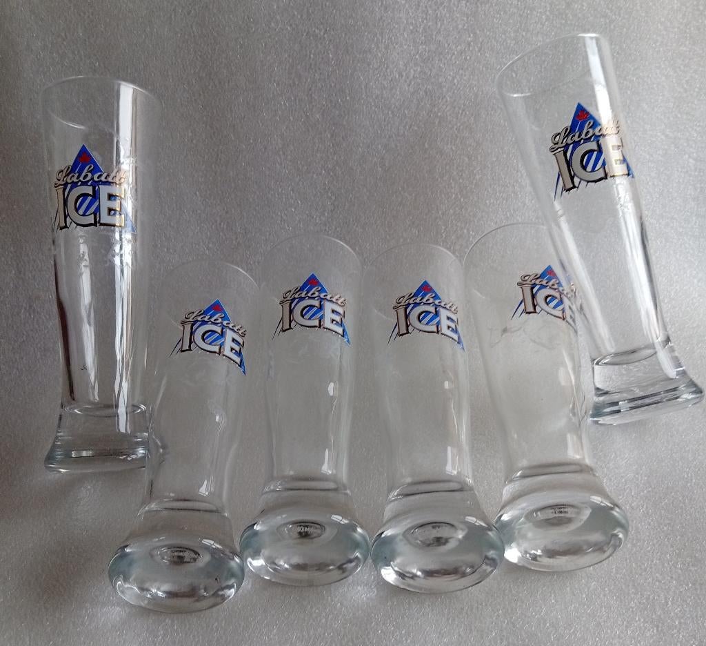 Labatt Ice en Keyte glazen, Ophalen of Verzenden, Bierglas