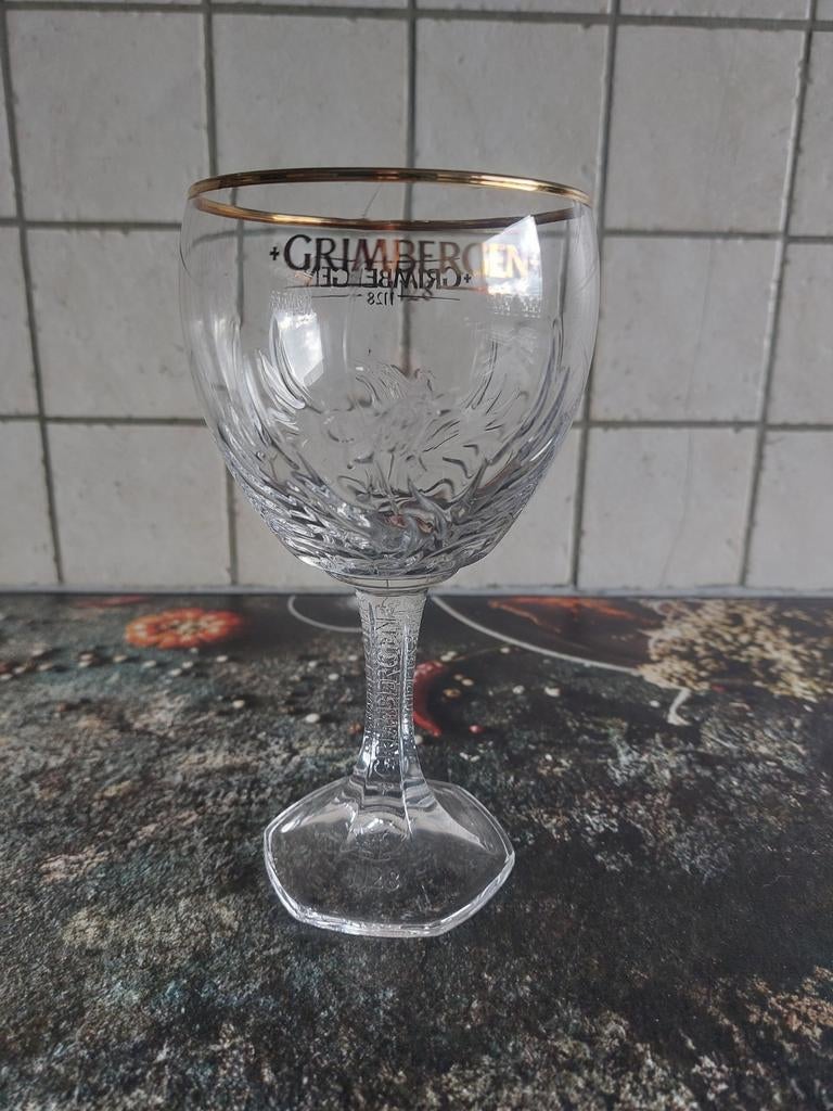 Verre à bière Grimbergen, Collections, Enlèvement ou Envoi, Comme neuf, Verre à bière