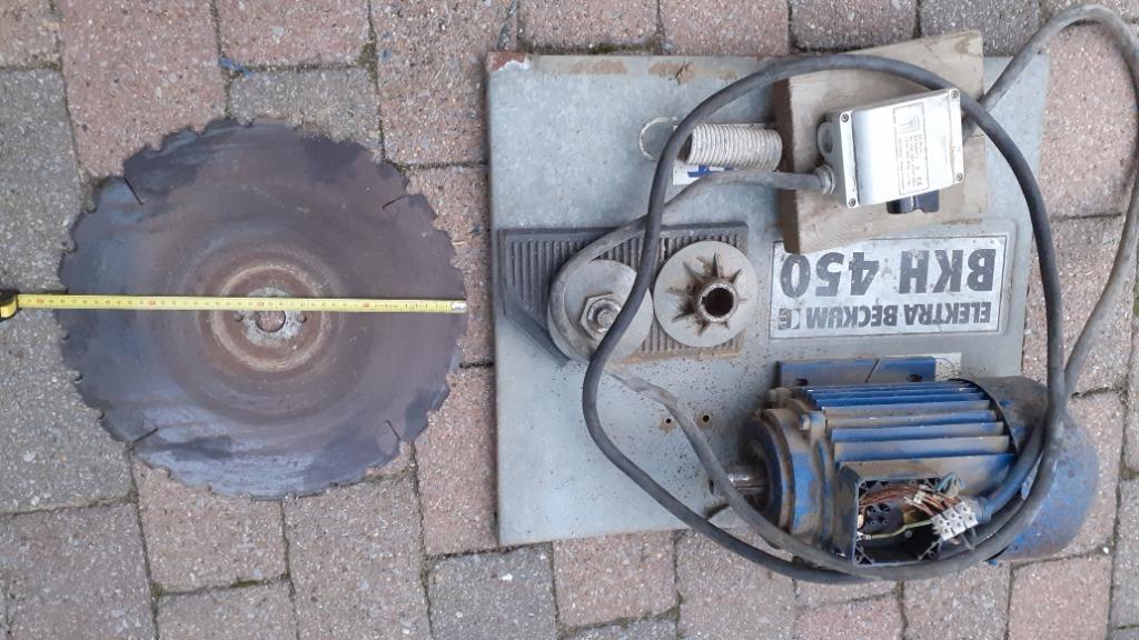Motor 3 fasig 3,5 Kw Electra Beckum BKH450, Ophalen, Gebruikt, Elektromotor