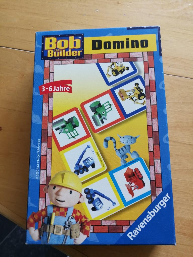 Dominospel Bob de Bouwer, Kinderen en Baby's, Speelgoed | Kinderpuzzels, Ophalen of Verzenden, 10 tot 50 stukjes, Zo goed als nieuw