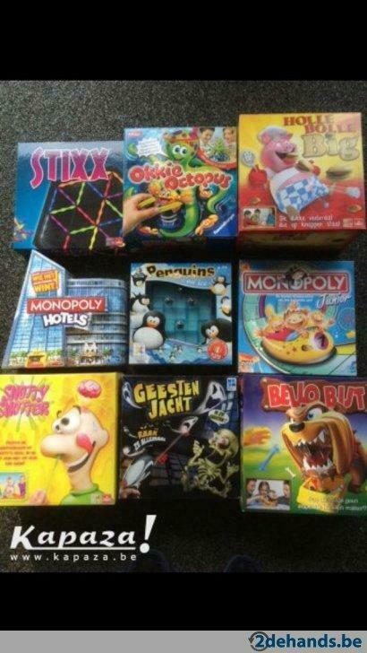 Gezelschap spellen, Gebruikt