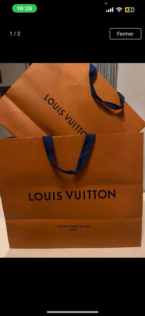 Louis Vuiton sac cartonné shopping, Enlèvement ou Envoi