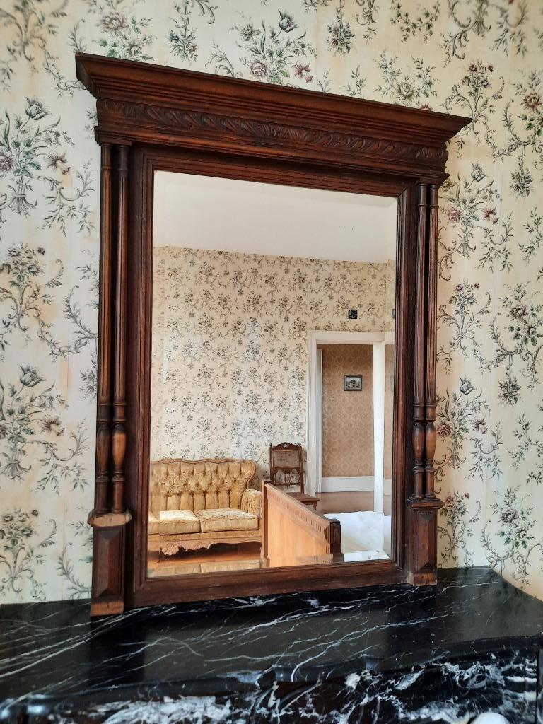 Miroir de cheminée, Antiquités & Art, Antiquités | Miroirs, Enlèvement
