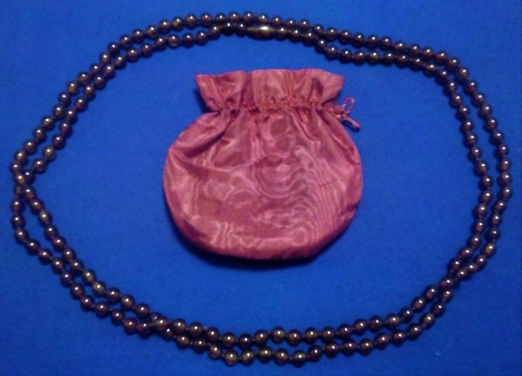 Collier en ambre Lg 1,50 m, Enlèvement, Comme neuf, Brun, Autres matériaux
