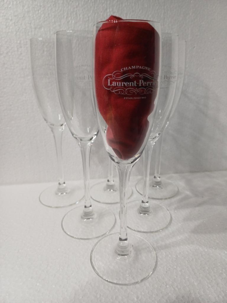 Champagne glazen Laurent Perrier & De Castellane, Verzamelen, Ophalen, Zo goed als nieuw, Overige typen