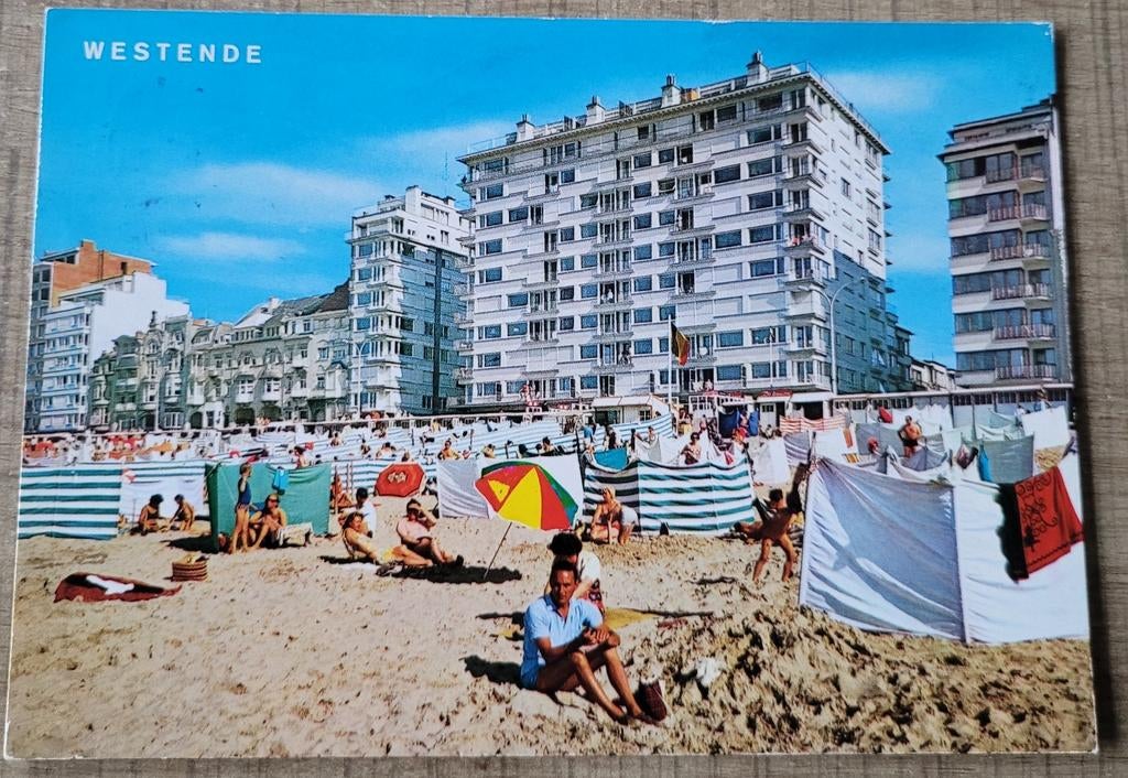 Oude postkaart: Westende (1981), Verzamelen, Ophalen of Verzenden, 1980 tot heden, Gelopen, West-Vlaanderen