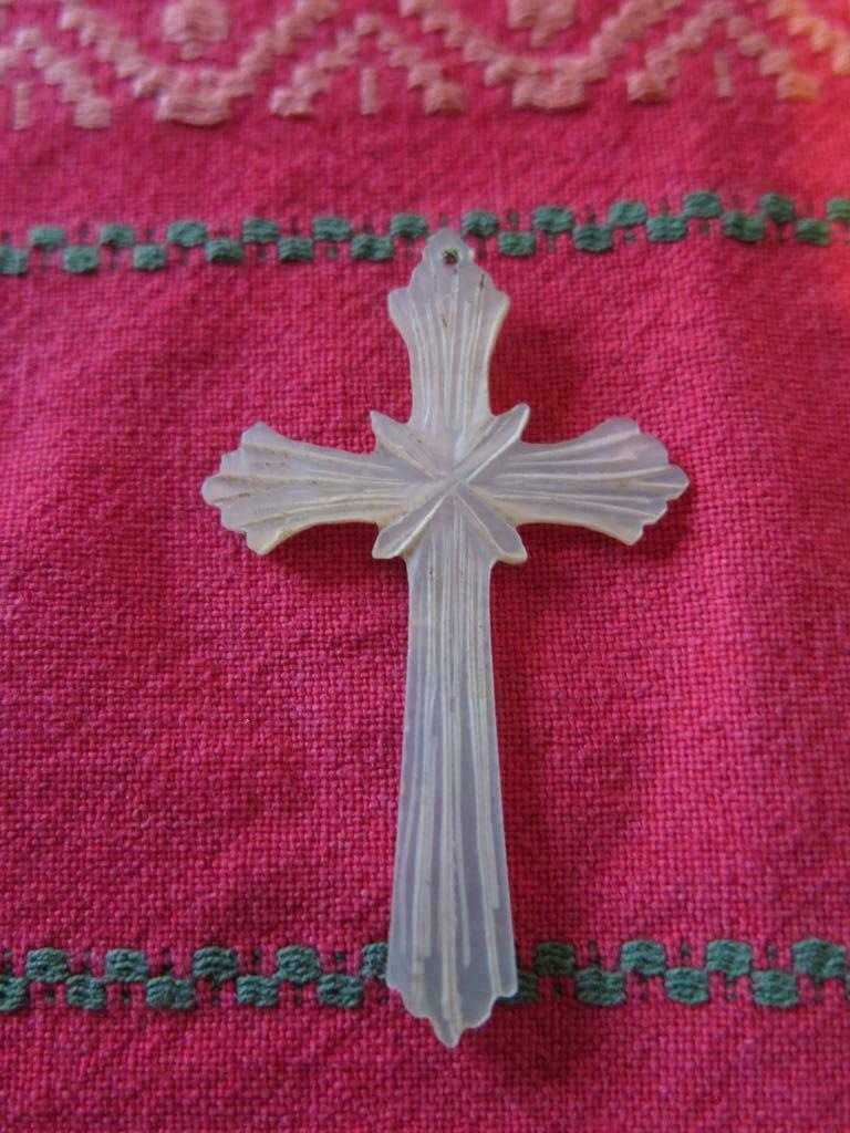croix en nacre, Antiquités & Art, Antiquités | Objets religieux, Enlèvement ou Envoi