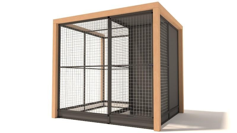 Glorenza - ALU - Alfred -345x190x202 sluis - 50x50x3mm, Animaux & Accessoires, Enlèvement ou Envoi, Neuf, Poulailler