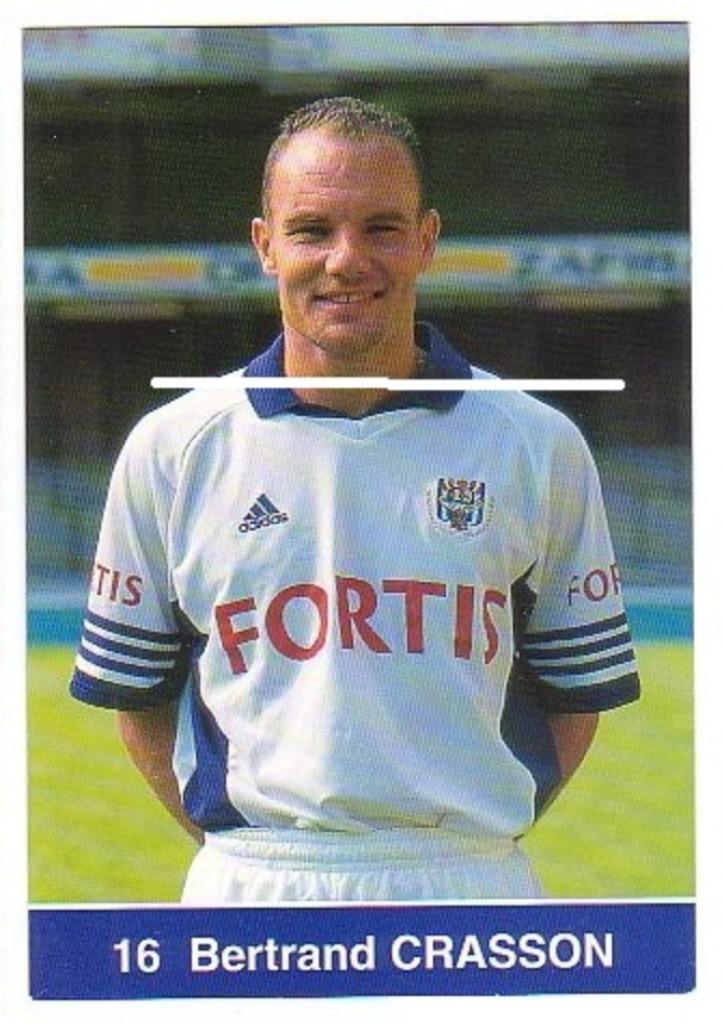 RSC Anderlecht/Photo 16 Bertrand Crasson/RSCA, Envoi, Utilisé, Cartes de joueur