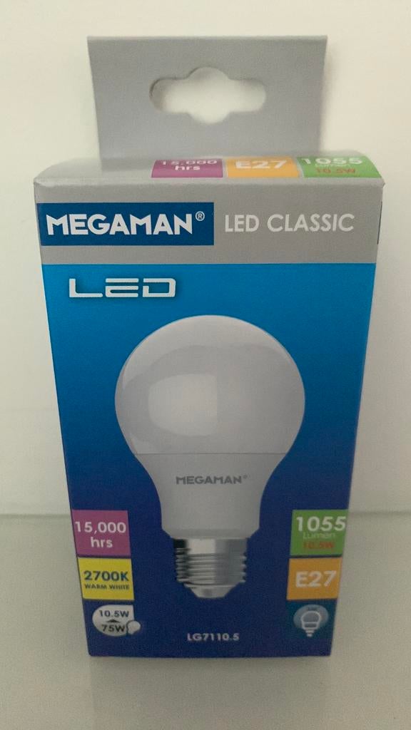 Grote partij Megaman ledlampen 1026stuks, Ophalen, Nieuw, E27 (groot), Led-lamp