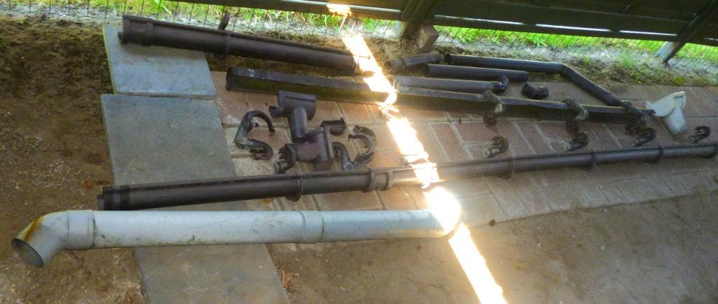 regenpijpen PVC, Ophalen of Verzenden, Gebruikt, PVC