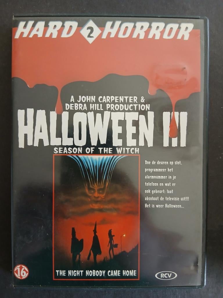 Halloween III (1982) John Carpenter, À partir de 16 ans, Enlèvement ou Envoi, Comme neuf, Slasher