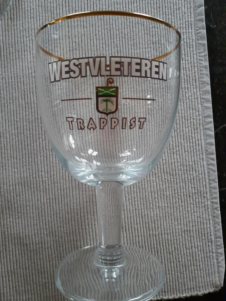 Westvleteren glas, Verzamelen, Glas en Drinkglazen, Ophalen of Verzenden, Zo goed als nieuw, Bierglas