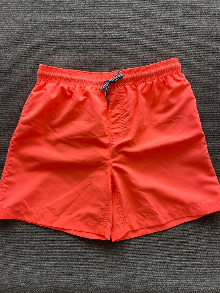 Fluo zalmroze zwemshort Hema - maat 158/164, Enfants & Bébés, Vêtements enfant | Taille 158, Enlèvement ou Envoi, Hema, Garçon