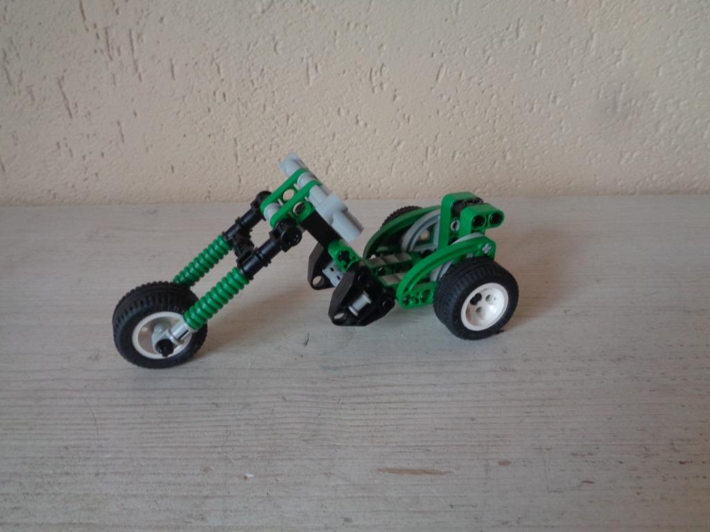lego technic bike burner - 8236, Ophalen of Verzenden, Gebruikt, Complete set, Lego