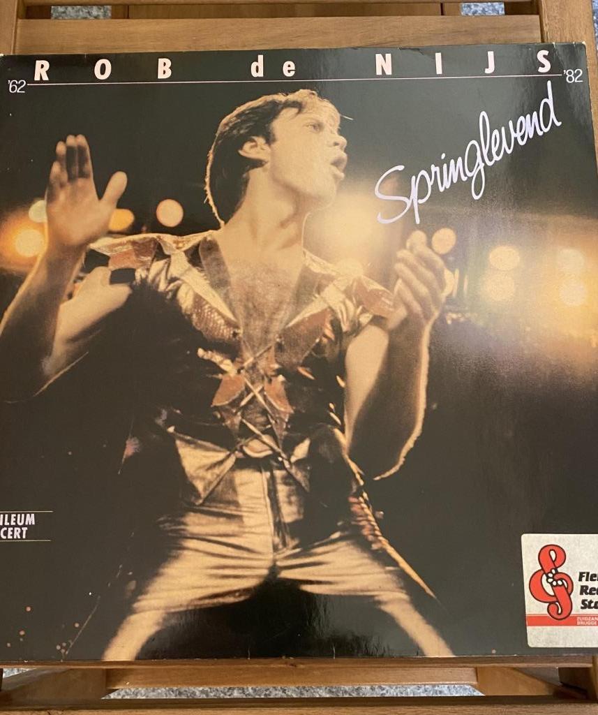 Rob de Nijs – Springlevend (Jubileumconcert '62-'82), Cd's en Dvd's, Vinyl | Verzamelalbums, Gebruikt, Pop, 12 inch, Ophalen of Verzenden