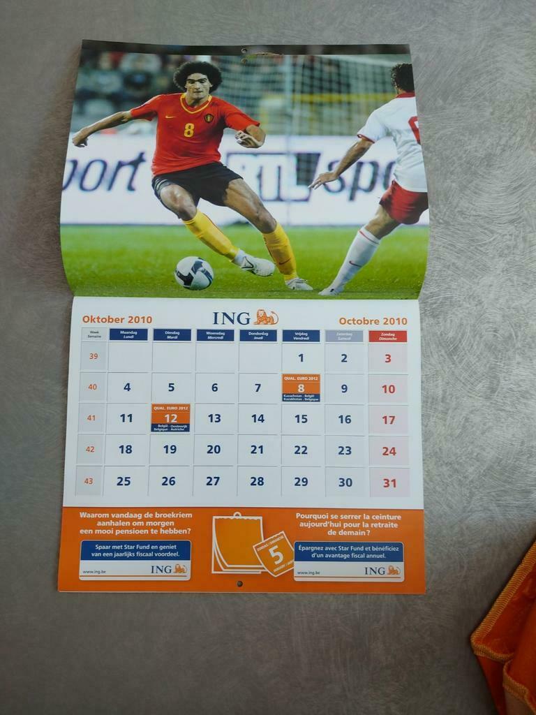 Diables Rouges Calendrier 2010-2011, Enlèvement ou Envoi, Comme neuf