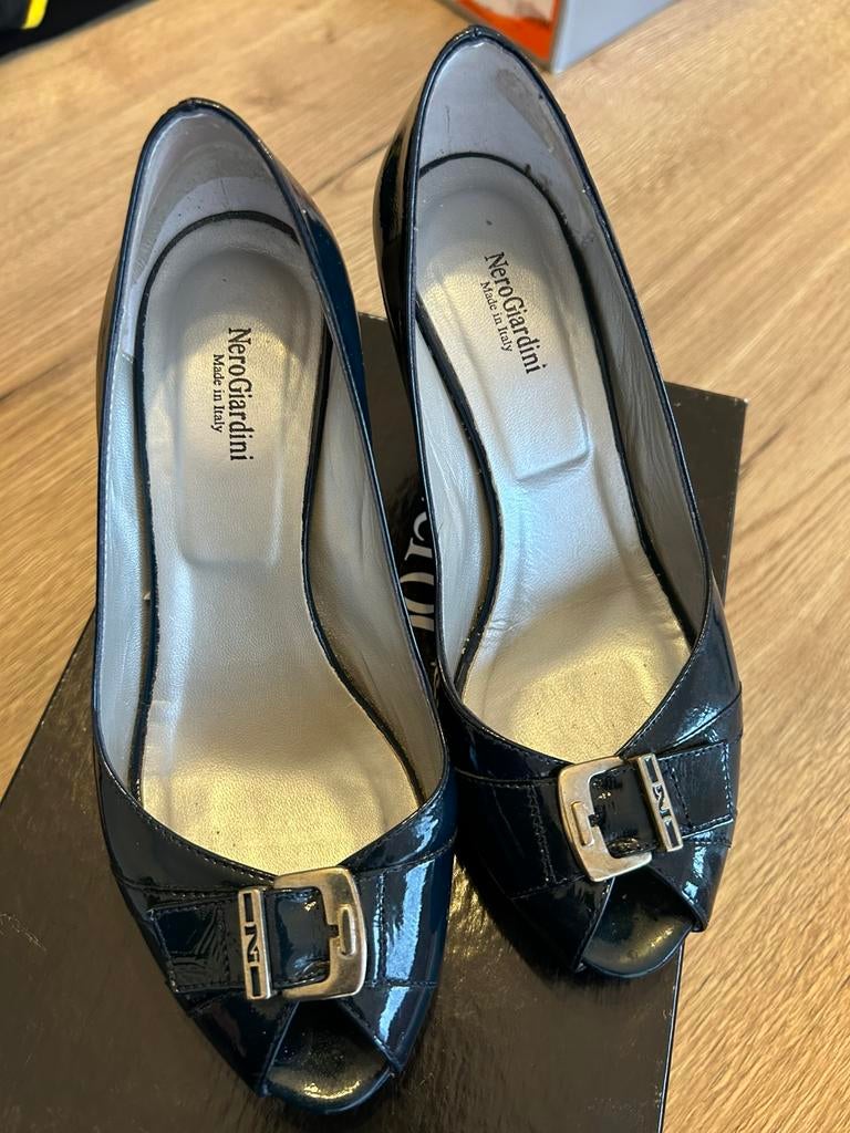 Schoenen Dames Nero Giardini Maat 36 1/2, Blauw, Ophalen of Verzenden, Zo goed als nieuw, Schoenen met hoge hakken