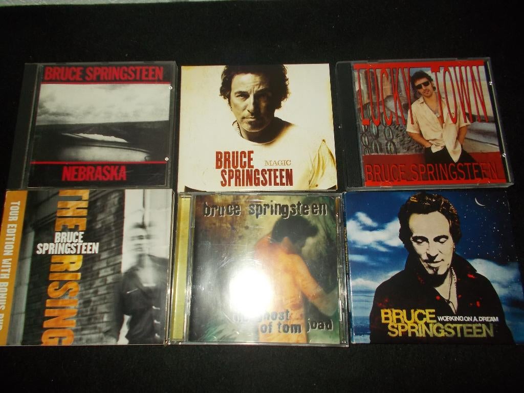 BRUCE SPRINGSTEEN - 6 CD's + 1DVD te koop in 1 Lot. - ROCK, Ophalen, Zo goed als nieuw, Poprock