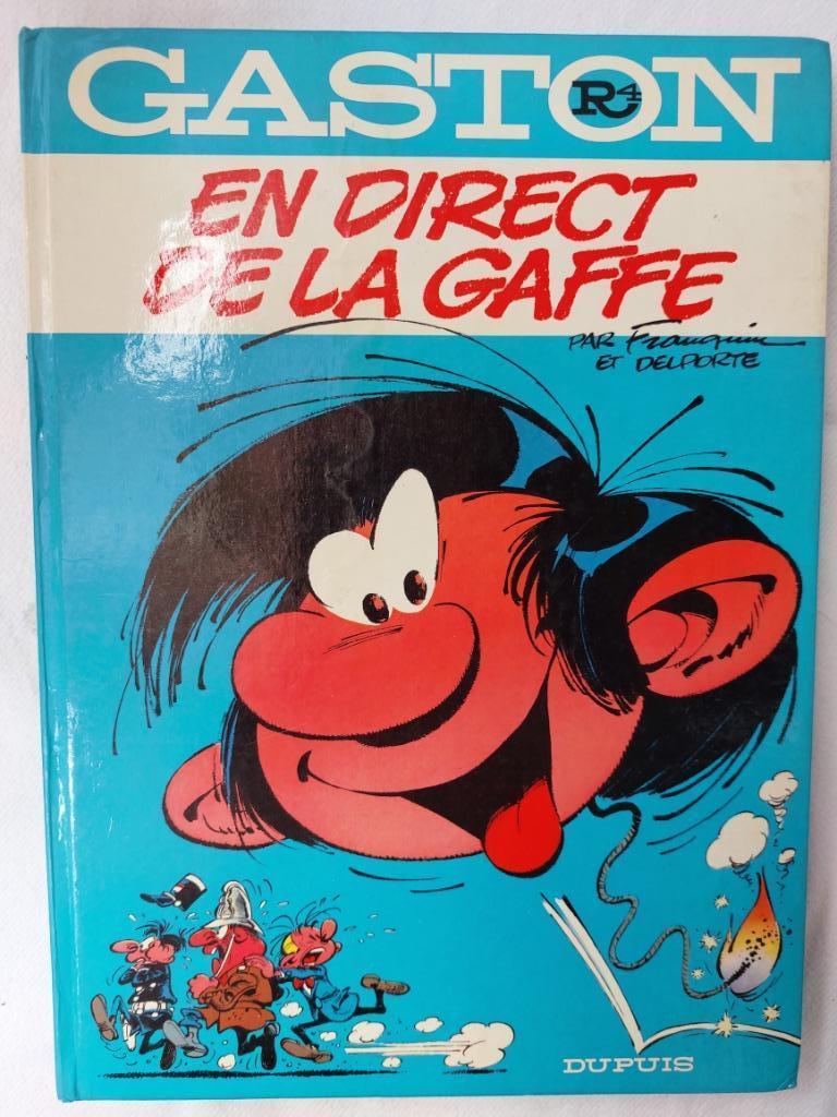 Gaston Lagaffe T.R4 En direct de la gaffe - Réédition (1981), Livres, BD, Utilisé, Une BD, Enlèvement ou Envoi
