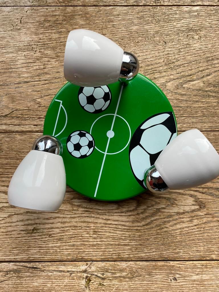 Voetbal plafonniere, Ophalen of Verzenden, Gebruikt
