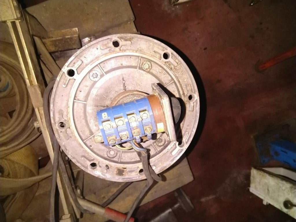 380v 2800 t/1400 rpm driefasige elektromotor, Doe-het-zelf en Bouw, Zo goed als nieuw