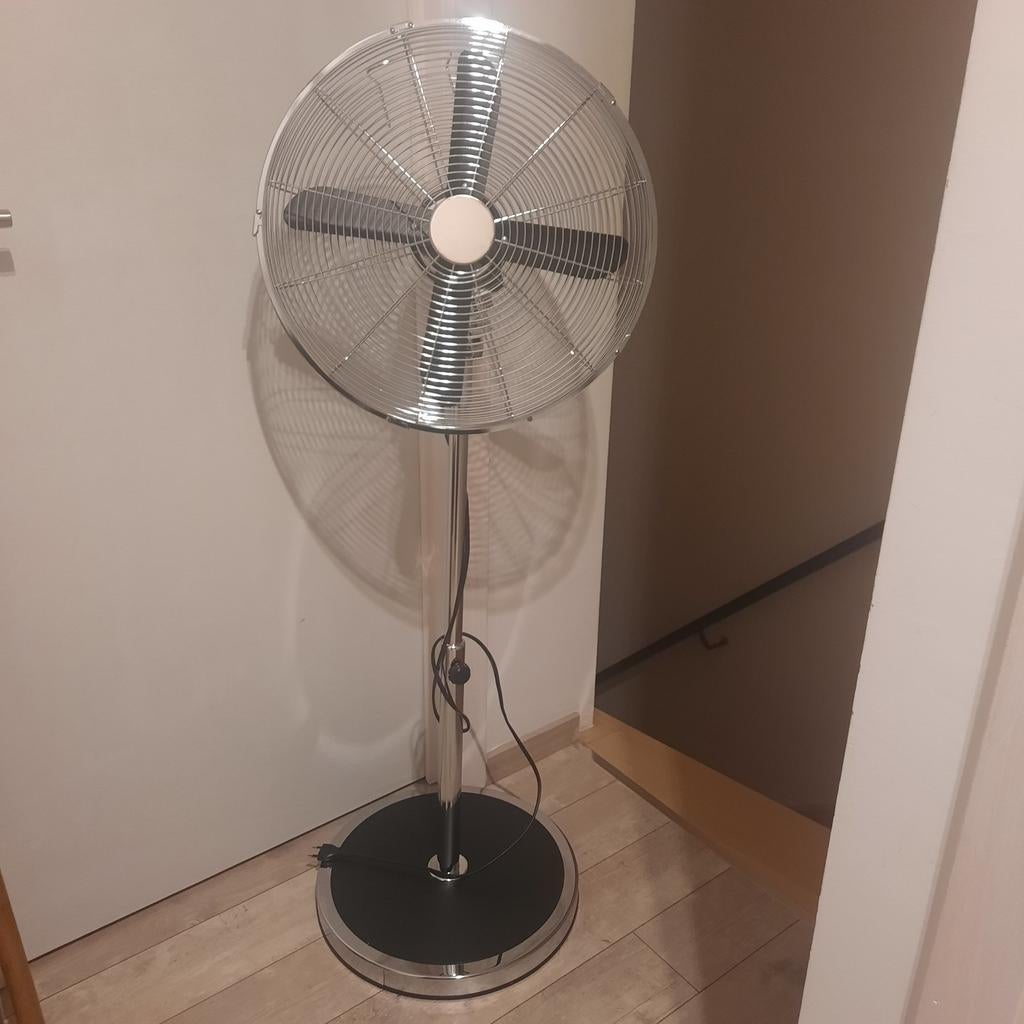 Ventilateur en chromé Sencys, Enlèvement, Comme neuf