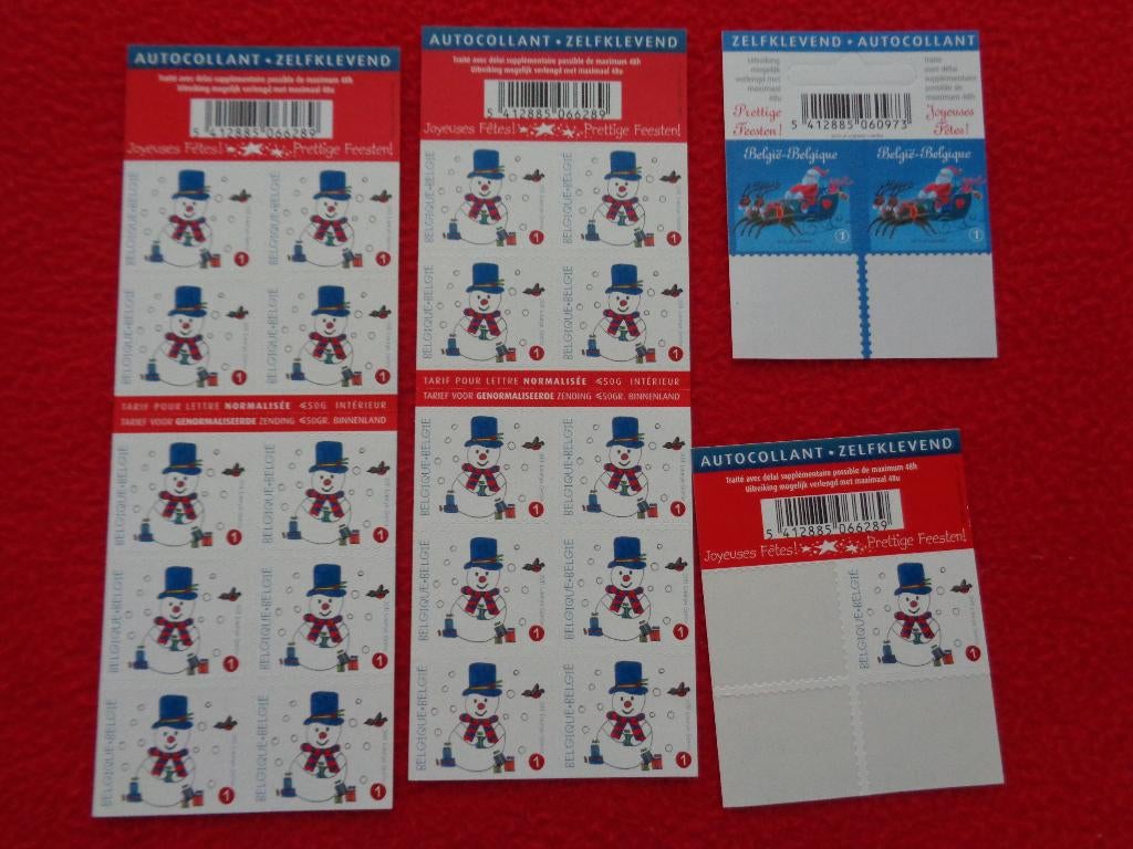 Timbres Belge Autocolant  Noel X 23 pièces Neuf, Timbres & Monnaies, Timbres | Europe | Belgique, Envoi, Non oblitéré, Autre, Neuf