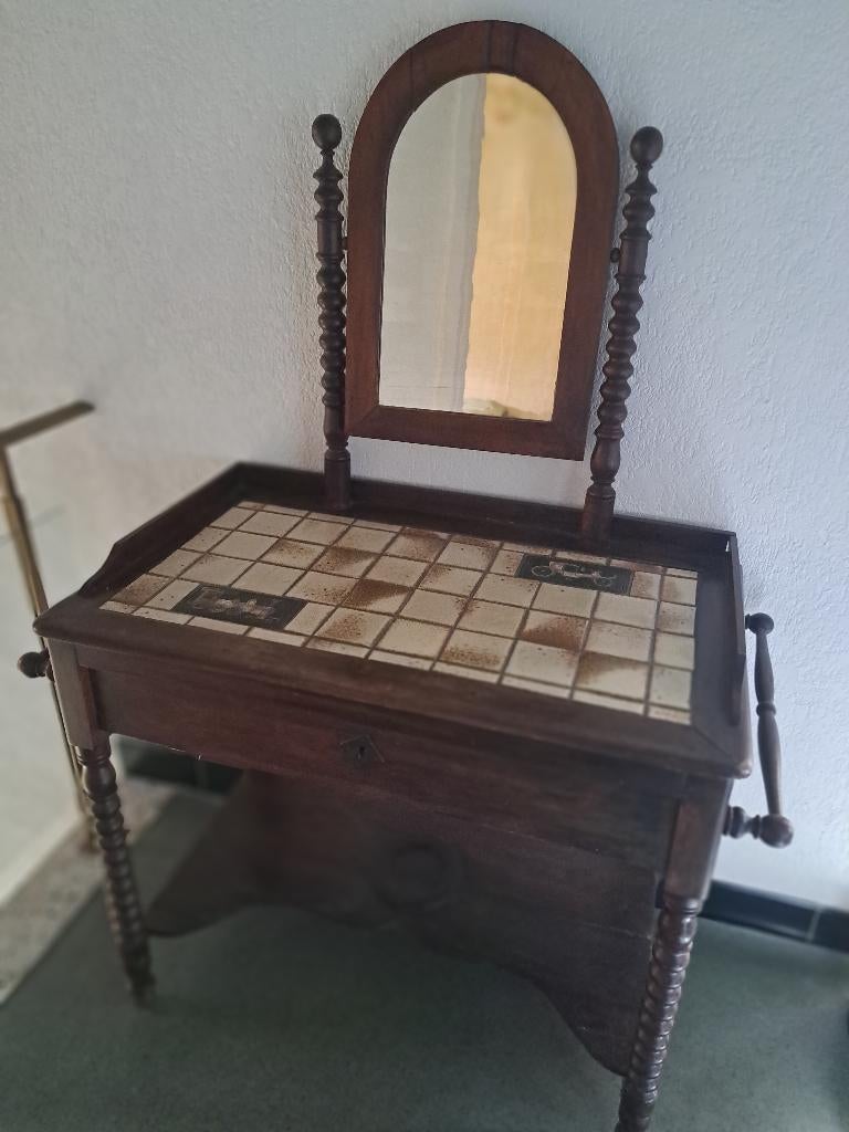 Antieke wastafel, Ophalen