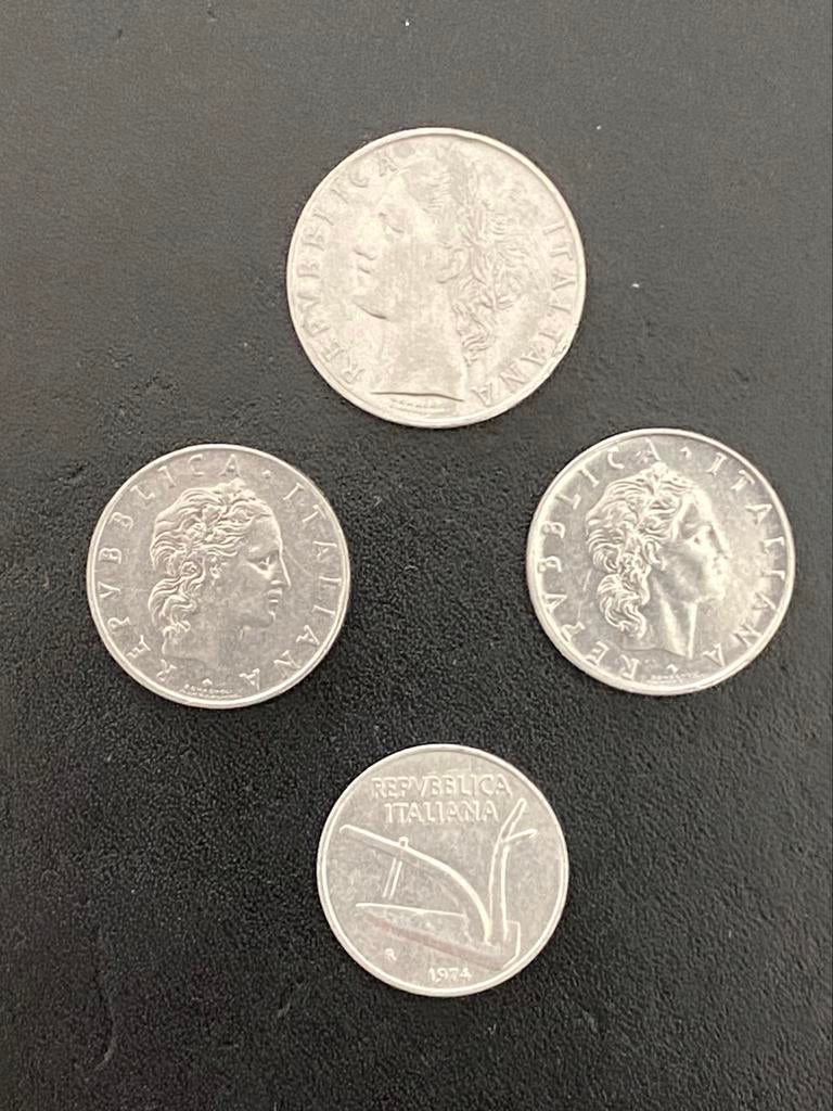Anciennes pièces de monnaie - lires italiennes, Enlèvement ou Envoi, Italie