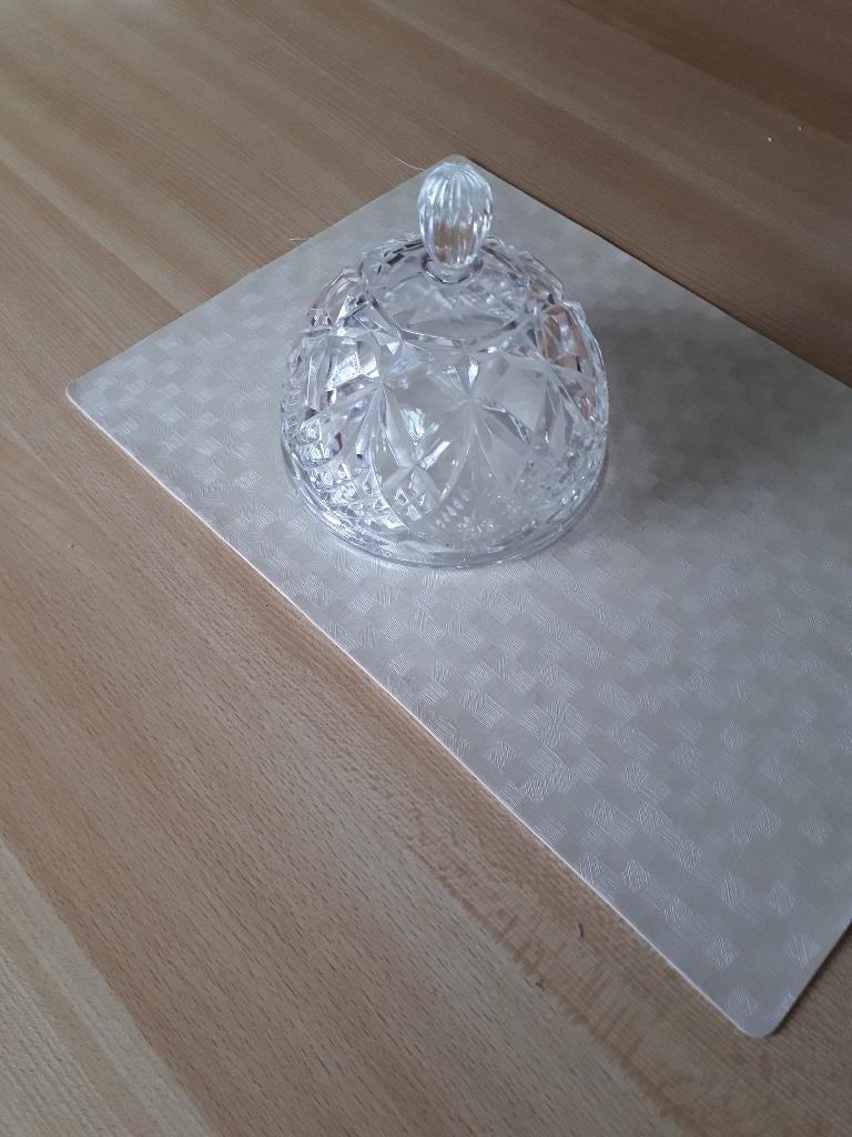 Vintage kaasstolp in glas 18cm, Ophalen