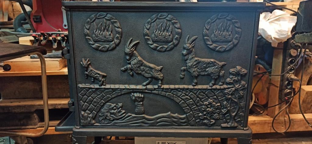 Poêle à bois, chauffage Dovre, Maison & Meubles, Poêles, Enlèvement, Comme neuf, Bois, Poêle à bois