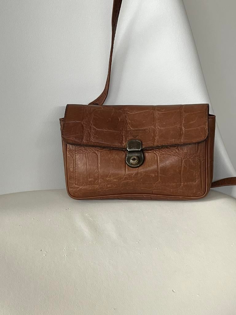 Sac à bandoulière marron, Autres marques, Cuir, Enlèvement ou Envoi, Brun