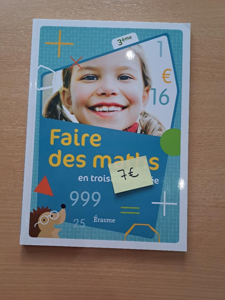 Faire des maths 3 - Manuel scolaire math, Livres, Livres scolaires, Neuf, Mathématiques A, Primaire, Enlèvement