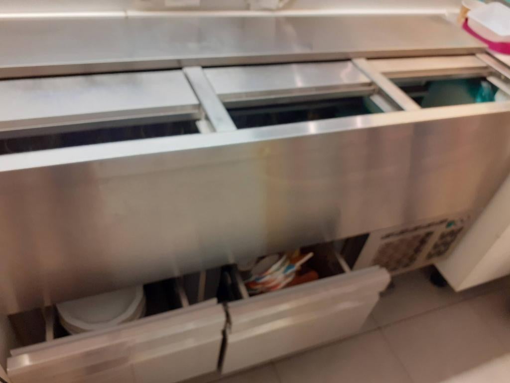 Diepvries, Elektronische apparatuur, Vriezers en Diepvrieskisten, Gebruikt, Vrijstaand, 90 cm of meer, Ophalen
