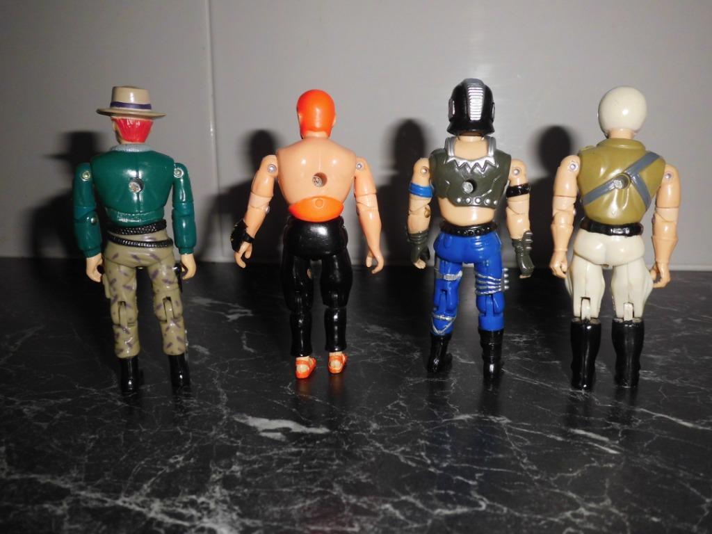 vier oude corps lanard actiefiguren, Ophalen of Verzenden, Gebruikt