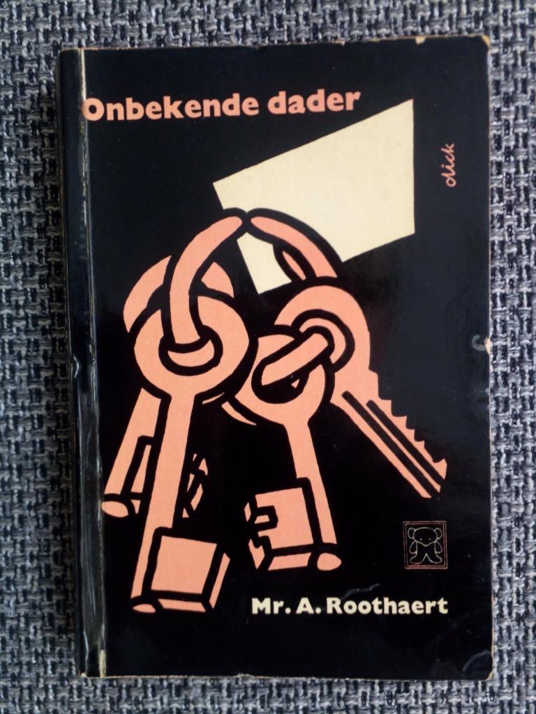 Anton Roothaert - Onbekende dader (Zwart Beertje 90), Boeken, Detectives, Gelezen, Ophalen of Verzenden