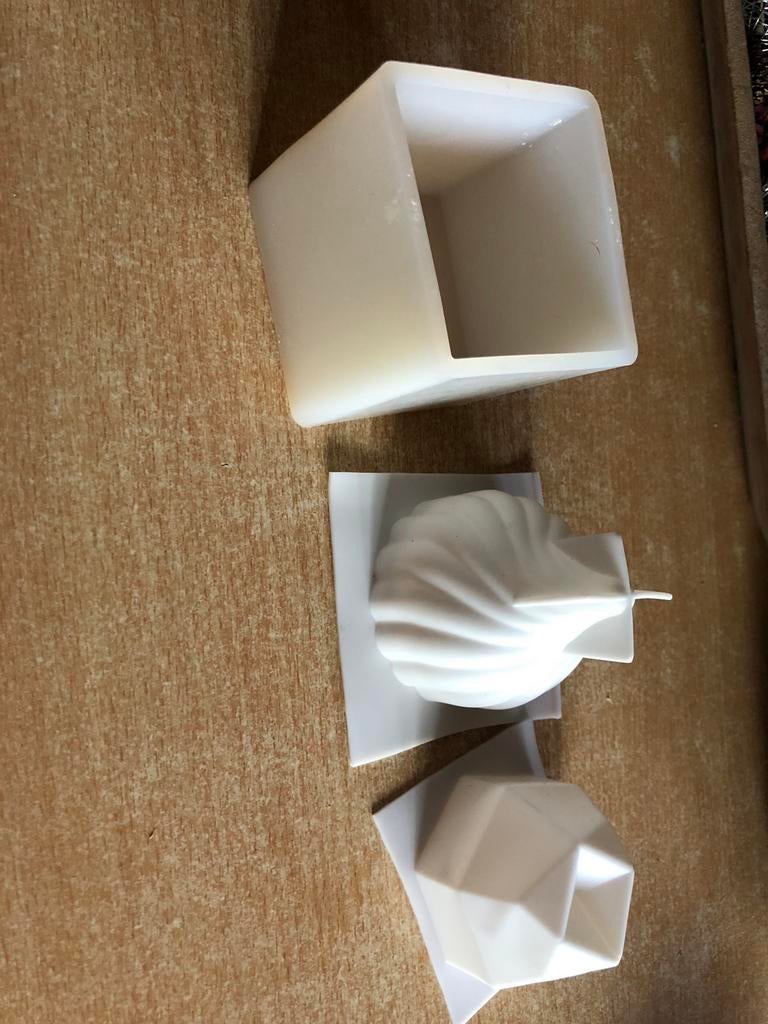 3 moules bougies, Enlèvement ou Envoi, Utilisé, Bougie, Autres matériaux