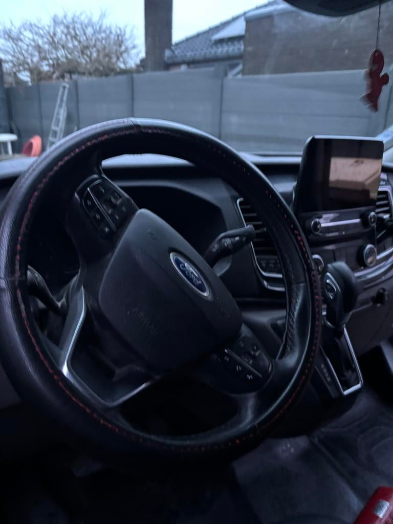 Ford transit custom sport toute option, Auto's, Ford, 4 deurs, Overige kleuren, Leder, USB